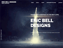 Tablet Screenshot of ericbelldesigns.com